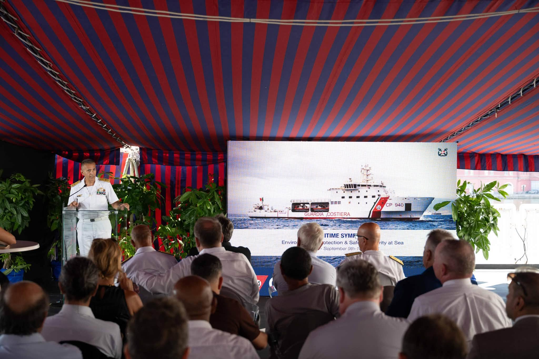 Napoli: Guardia Costiera al Maritime Symposium 2026.